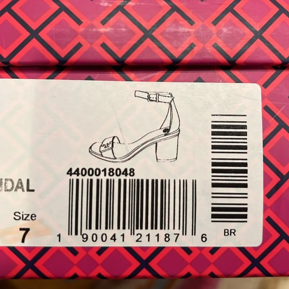 NWT Tory Burch Gavrielle Sandal color Fumo Size 7